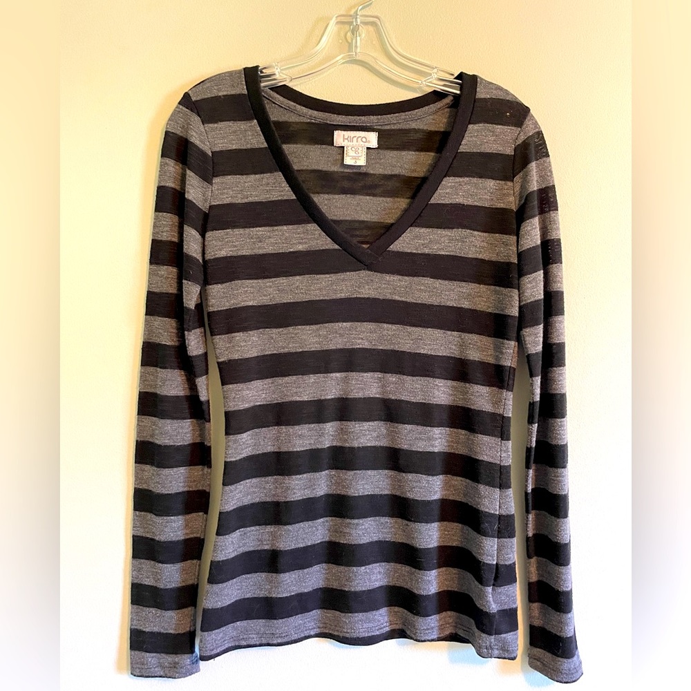 Kirra long sleeved striped tee